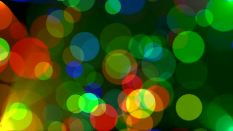 fondo animado de círculos de color de gradiente en movimiento