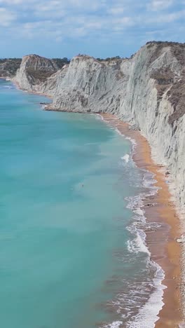 coastal cliffs and turquoise waters