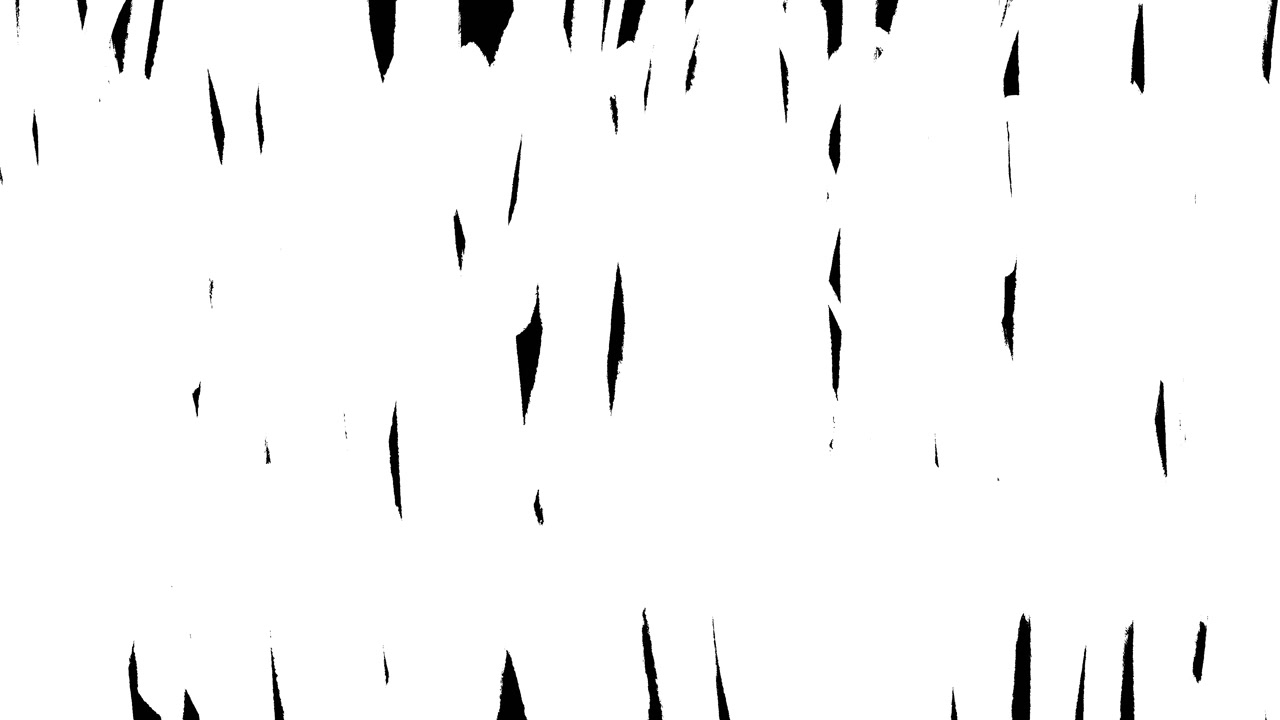 Animated White Wavy Pattern Transition on Black Background