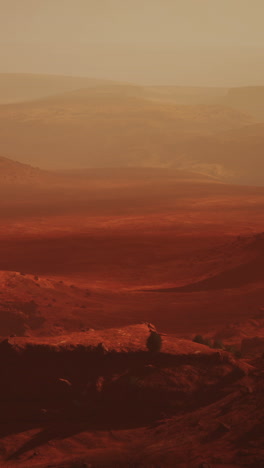 stunning view of a martian desert