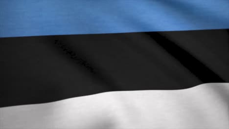 waving estonian flag