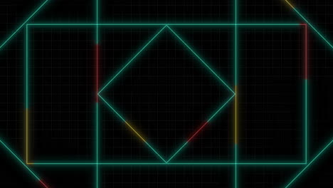 Digital-screen-with-neon-lines-and-geometric-shapes