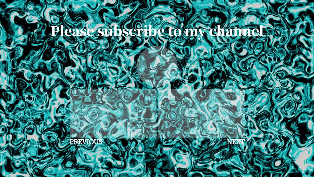 액체 금속 이동 엔드 카드 엔딩 스크린 모션 그래픽