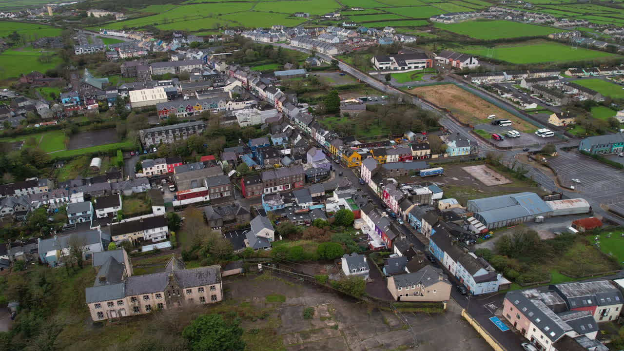 vista aérea de dingle, irlanda