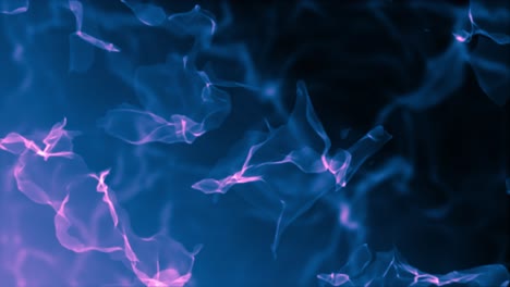 abstract background of smoke shapes moving upward