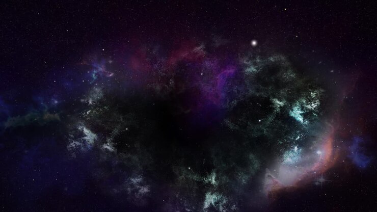 journey nebula universe zoom move camera
