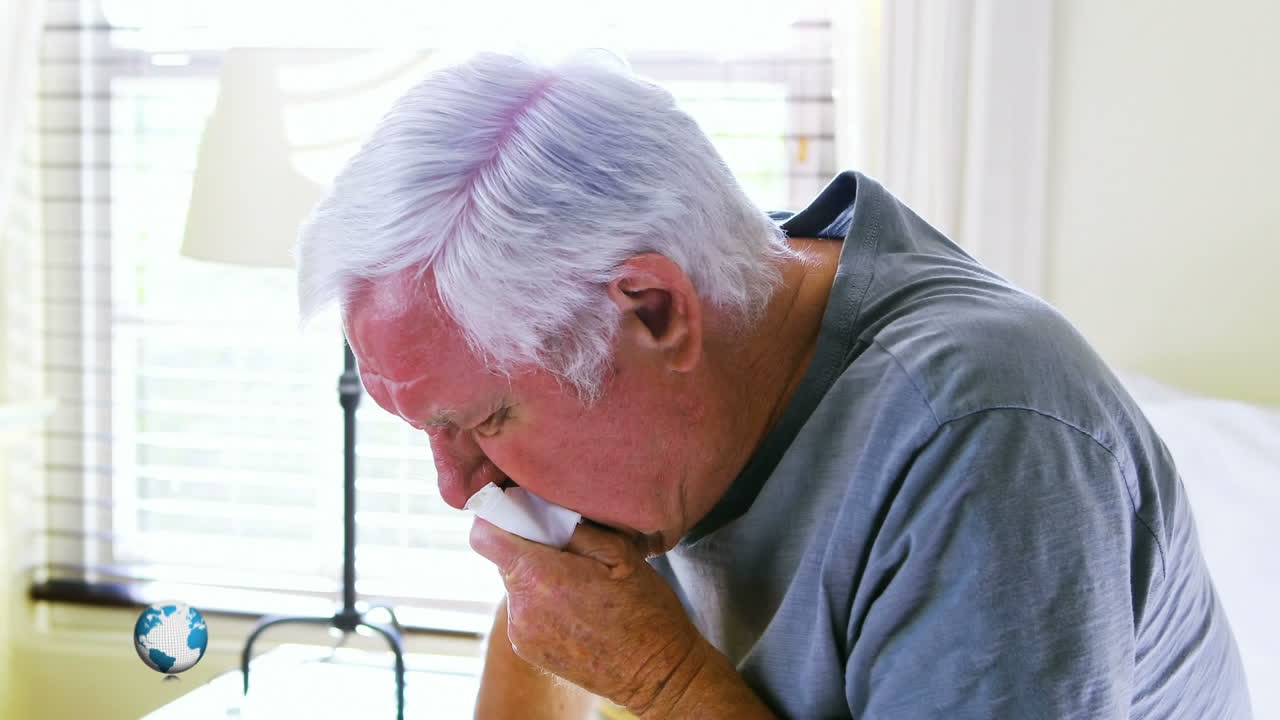 단어 가짜 뉴스 고령자 기침으로 쓰여진