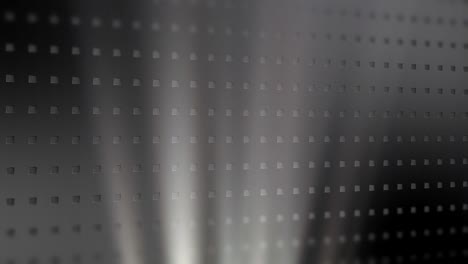 chapa de metal azul perforada con gotas de agua video