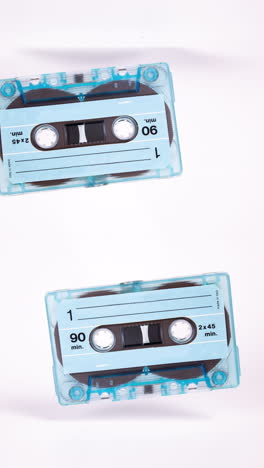 cassette tape in vertical