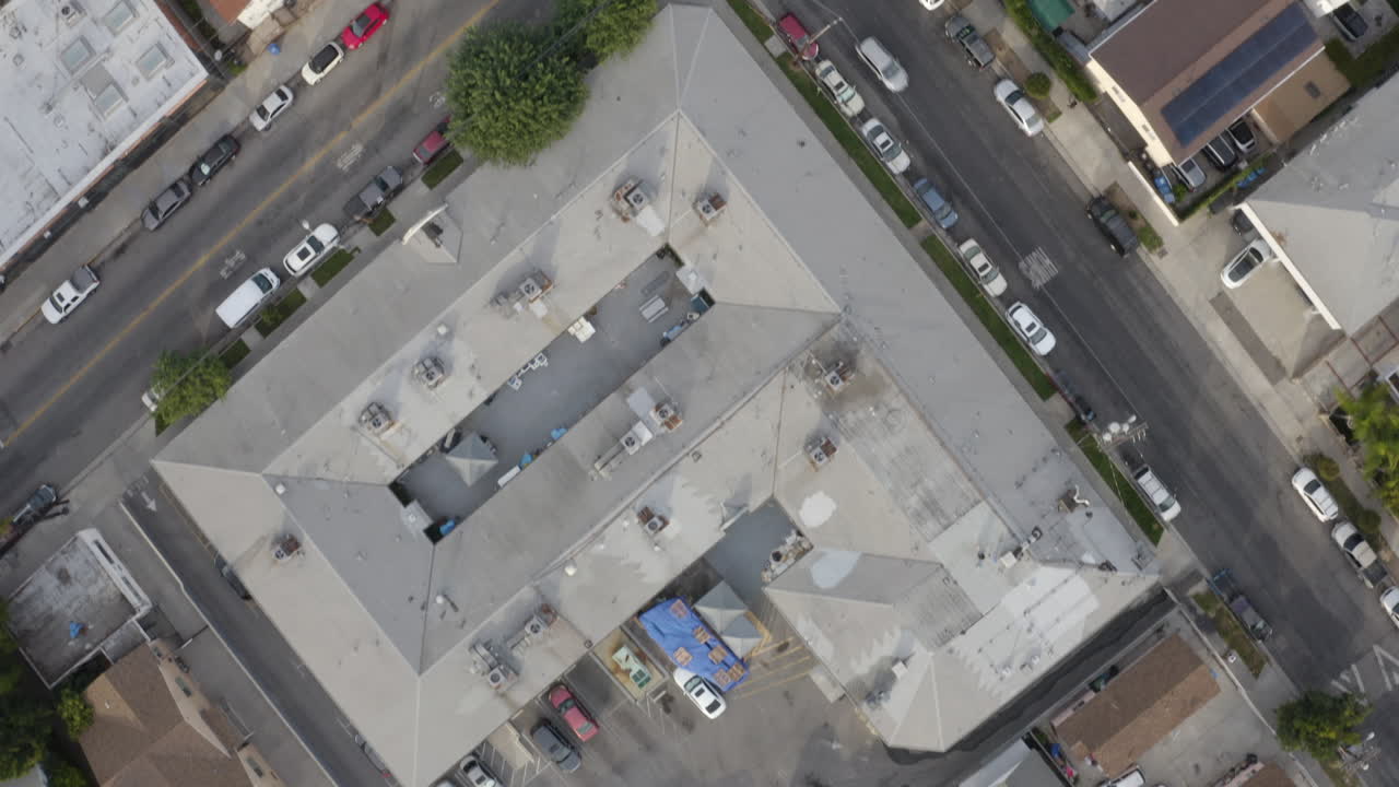 4k cinematográfico en el aire de east hollywood