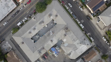 4k cinematográfico en el aire de east hollywood