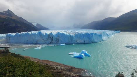 perito moreno glacier in patagonia argentina andean frozen landscape high angle wide view of national park los glaciares