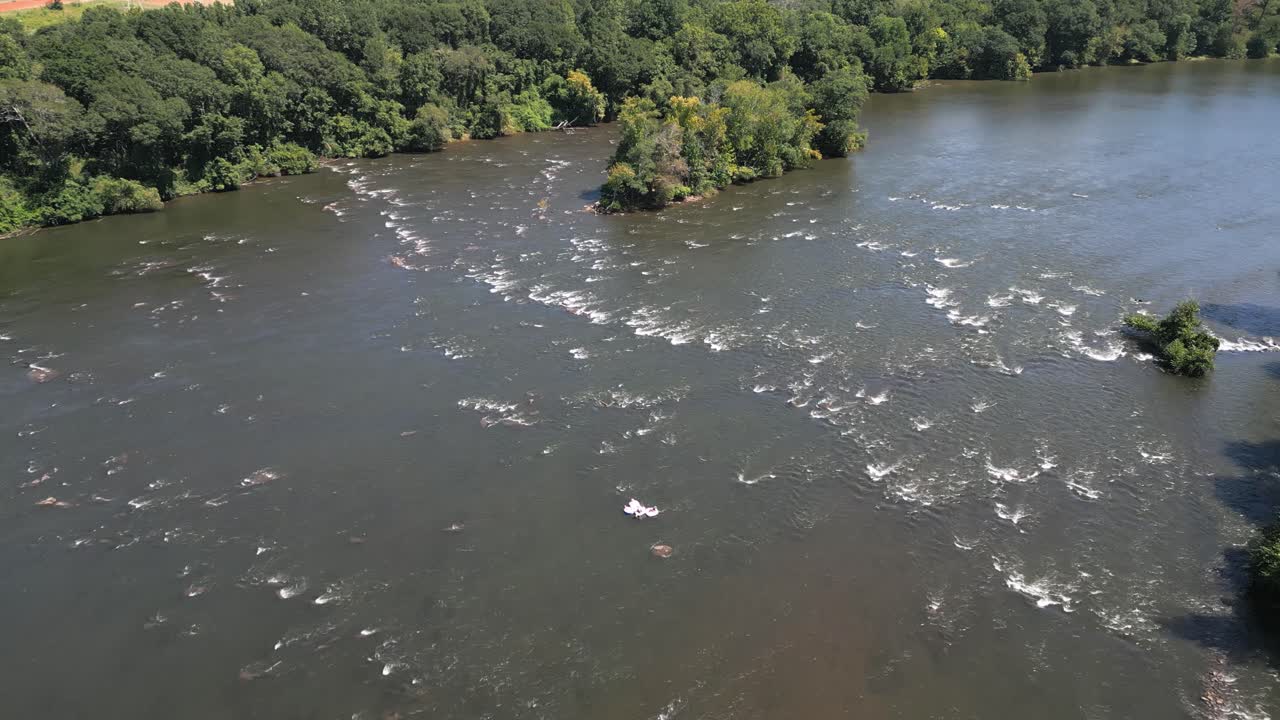 río catawba, carolina del sur avión no tripulado