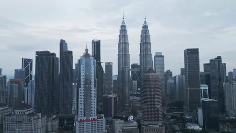 stunning skyline of kuala lumpur, malaysia