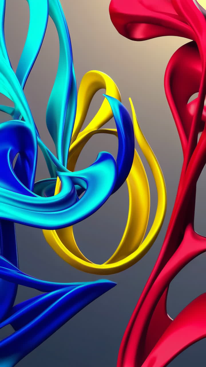 formas fluidas abstractas y coloridas