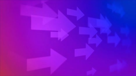 Arrows-going-on-the-same-direction-on-purple-background