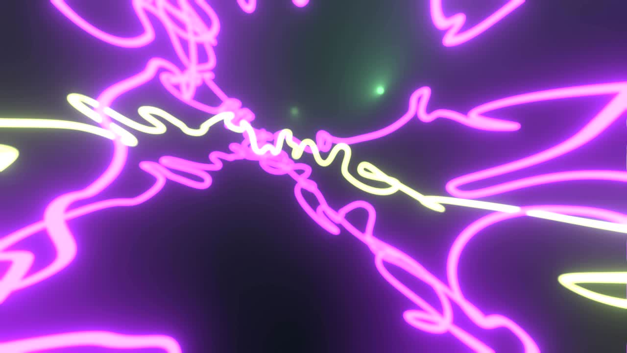 efectos de neón soñadores y coloridos, fondo de bucle infinito o sin costuras.