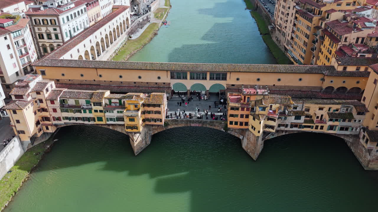 flying over ponte vecchio: a unique perspective of florence’s medieval bridge