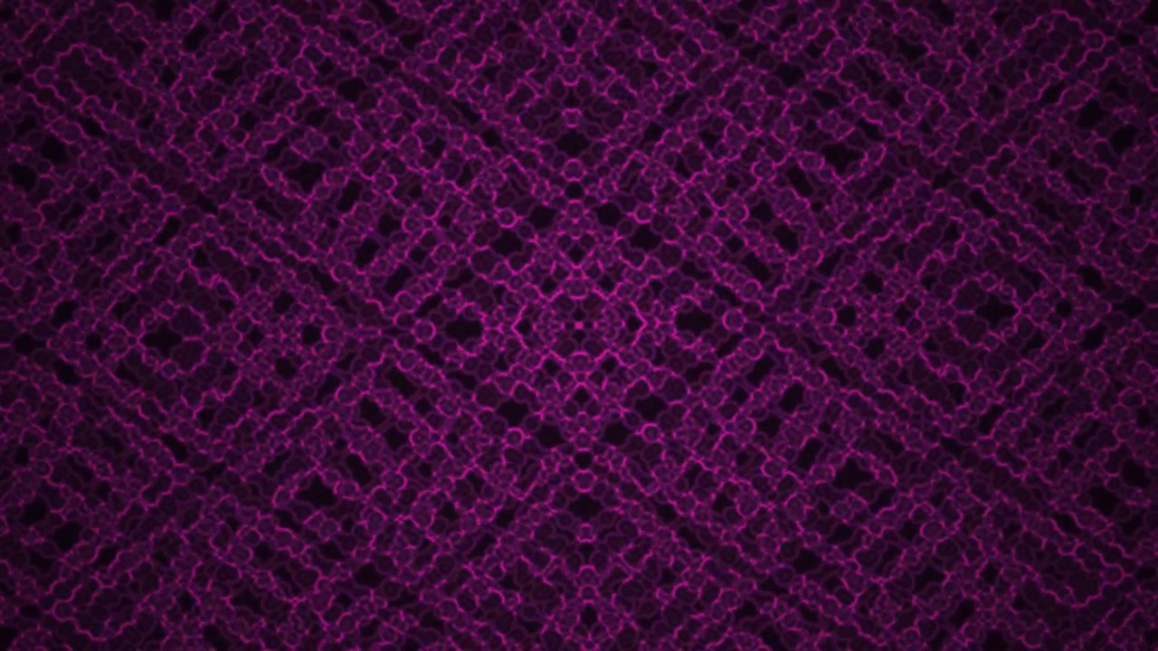 Abstract Geometric Pattern Animation with Pulsing Pink Shapes