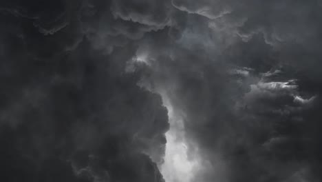 Relámpago-De-Tormenta-En-Fondo-De-Video-De-Nubes-Oscuras