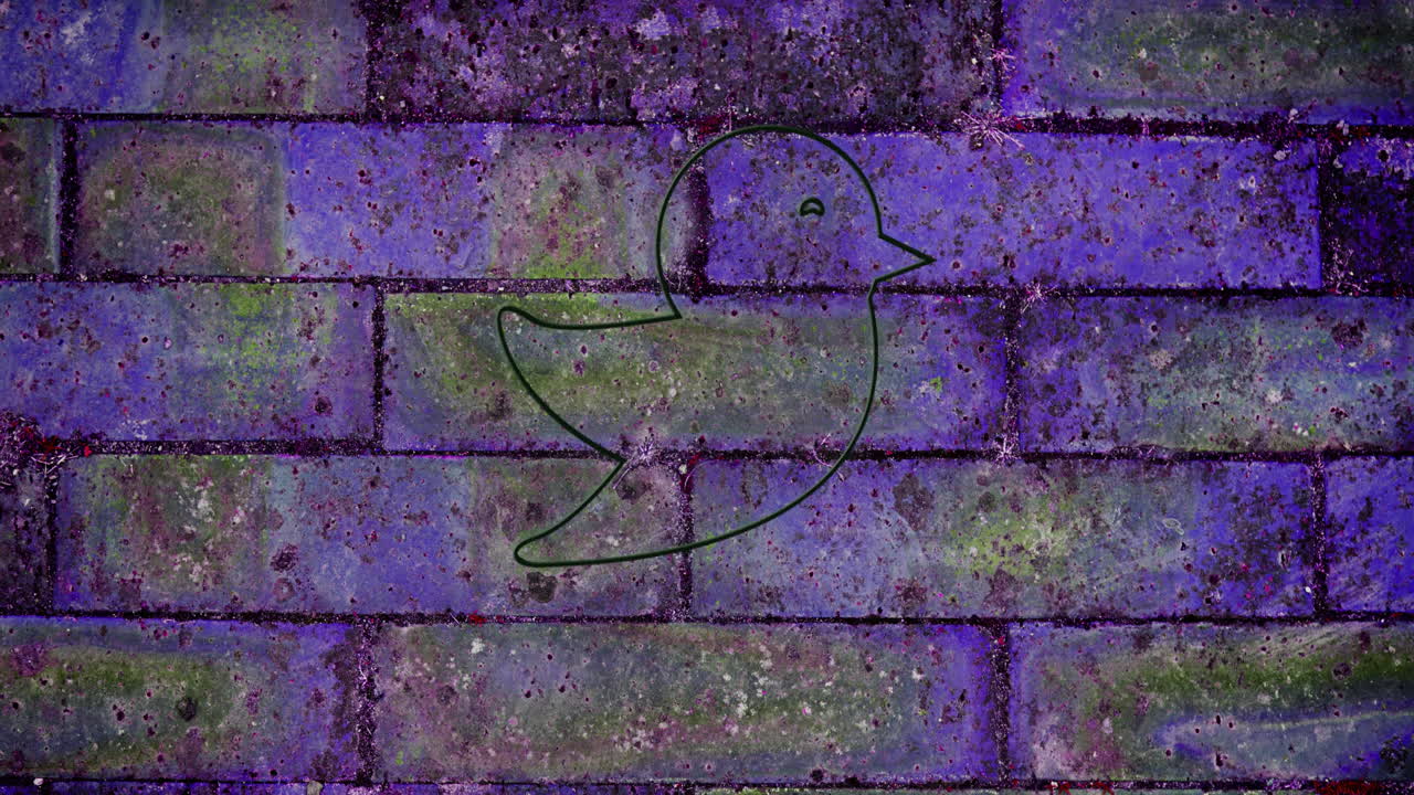 pulgares hacia abajo signo de neón en la pared de ladrillo 4k