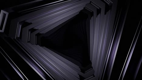 abstract triangular tunnel