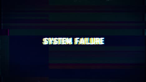 glitch system failure computer hacking warning message notification text