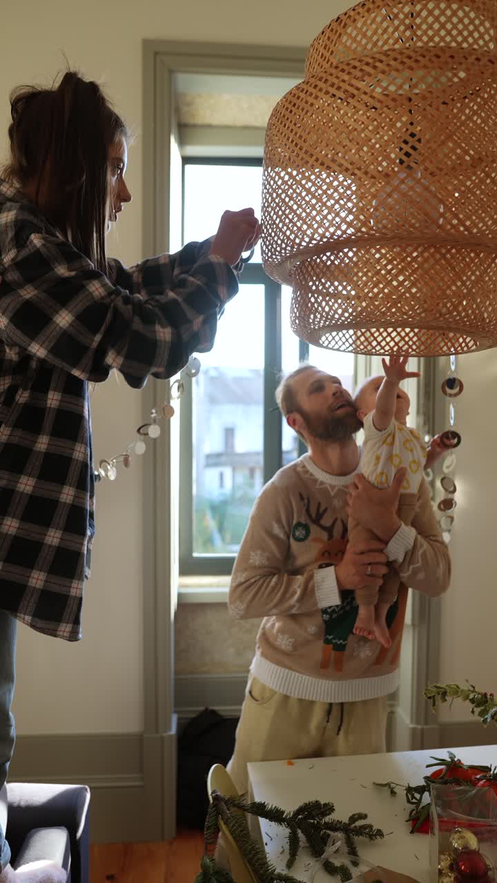 decoración familiar para navidad