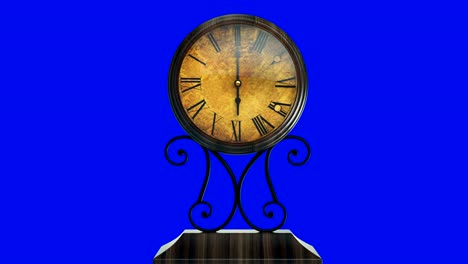 viejo reloj vintage timelapse + llave de croma