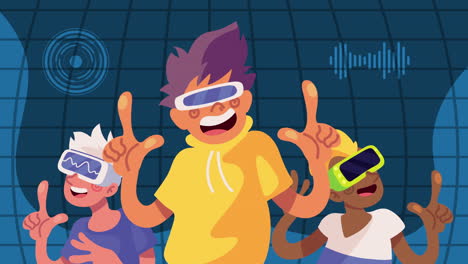 kids experiencing virtual reality