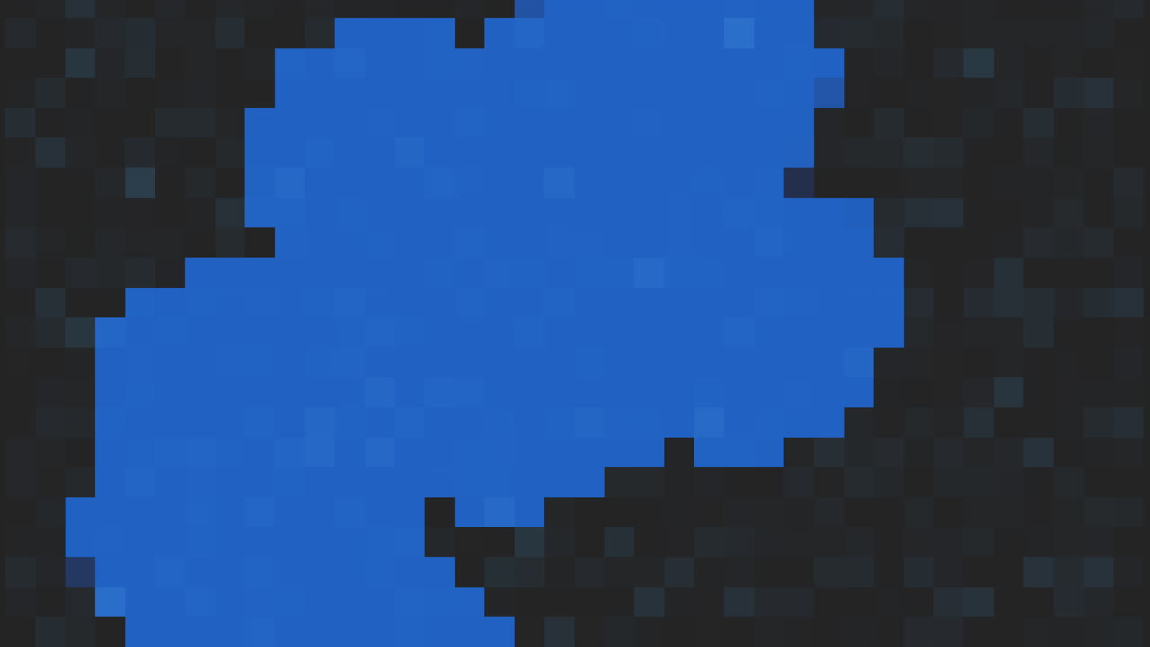 Gradient blue pixels in 8 bit of architecture 4