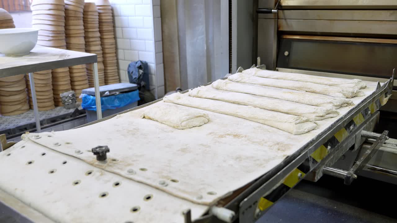 Preparing Dough in a Bakery