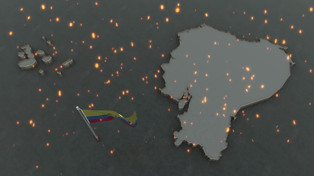 에도르 지도와 발 배경