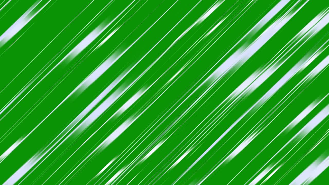 rayas brillantes gráficos de movimiento con fondo de pantalla verde