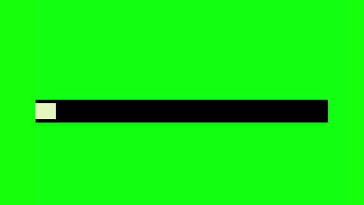 Progress Bar Loading green screen