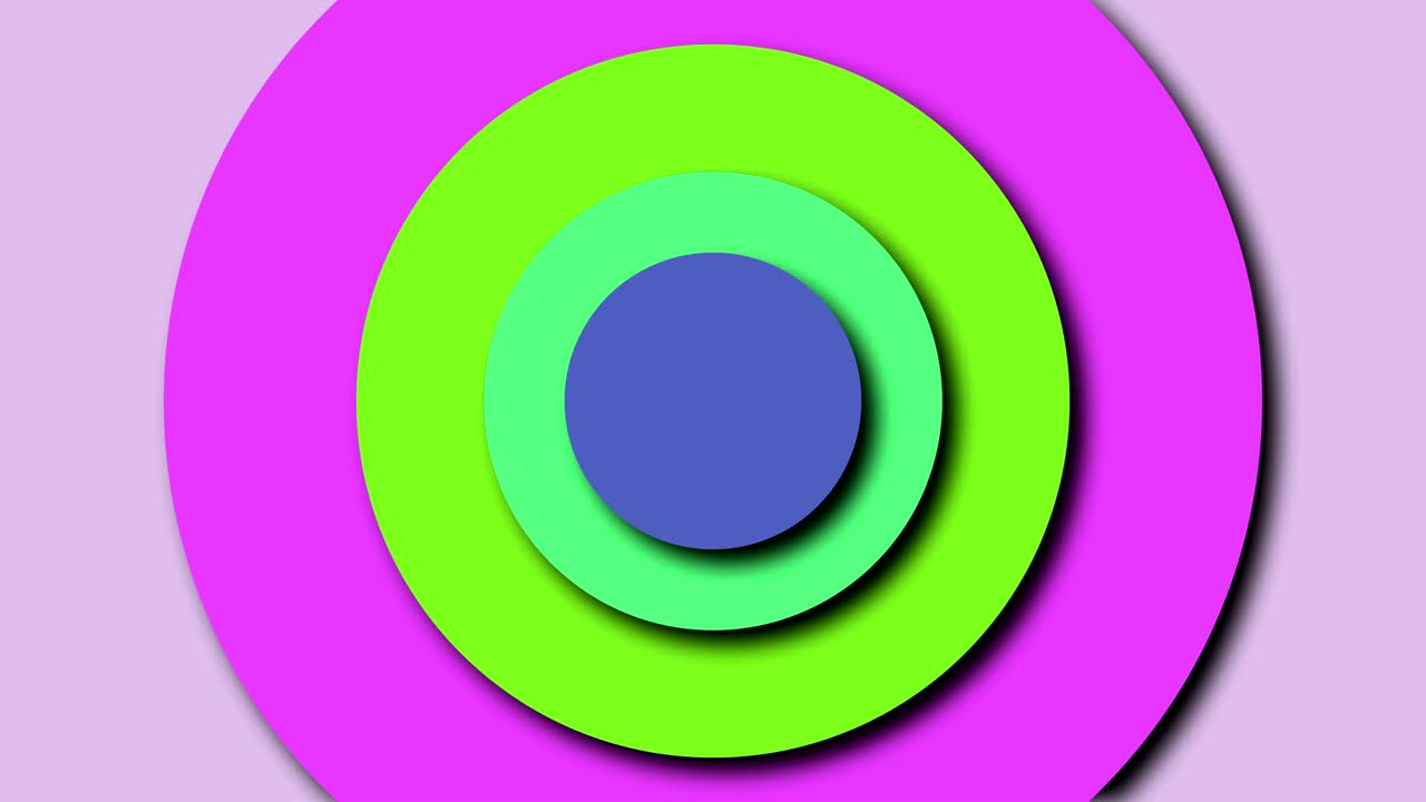 colorido redondo diferentes formas de transición - 3d render abstracción para creativo, telón de fondo generado por computadora