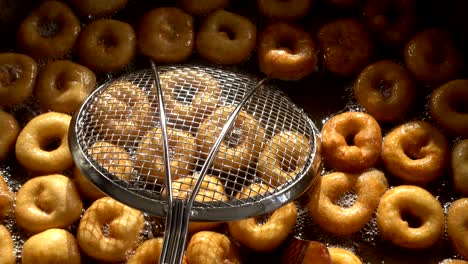 turkish anatolia traditional sweet dessert donut named lokma