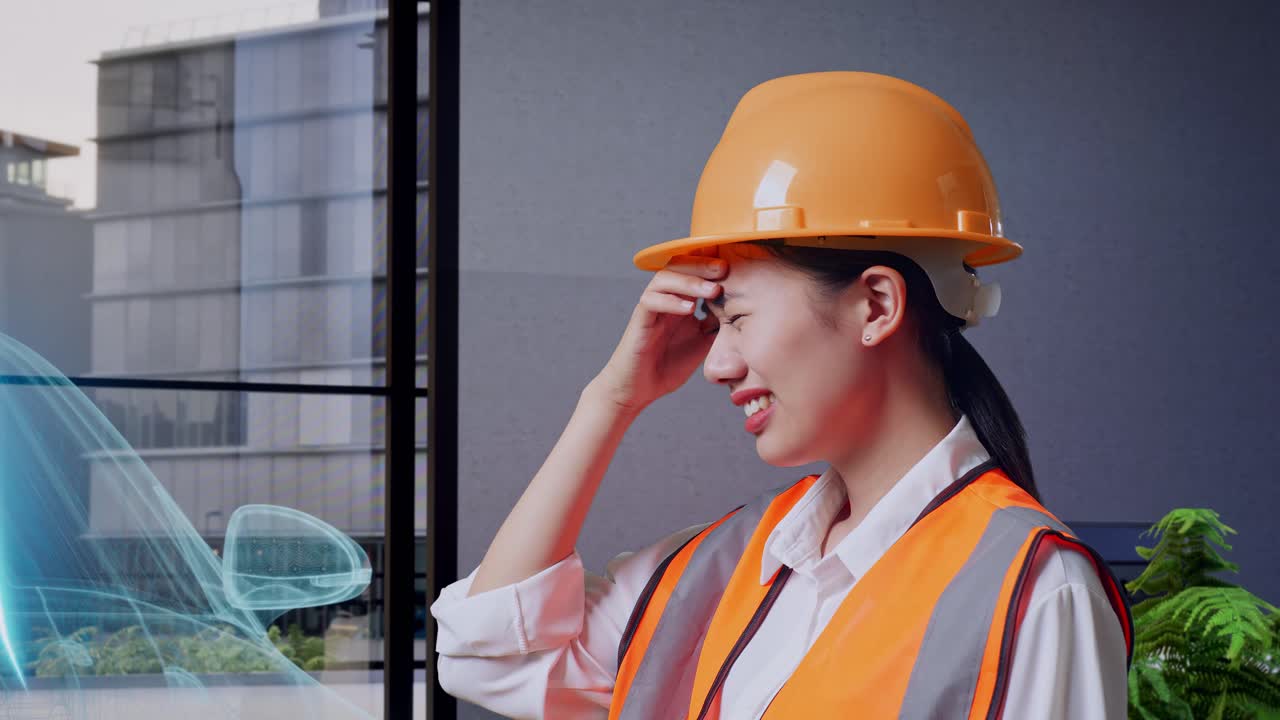 스트레스를 받은 엔지니어