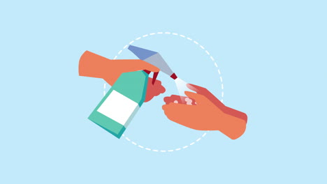 코로나19 팬데 예방: 병 기와 손으로