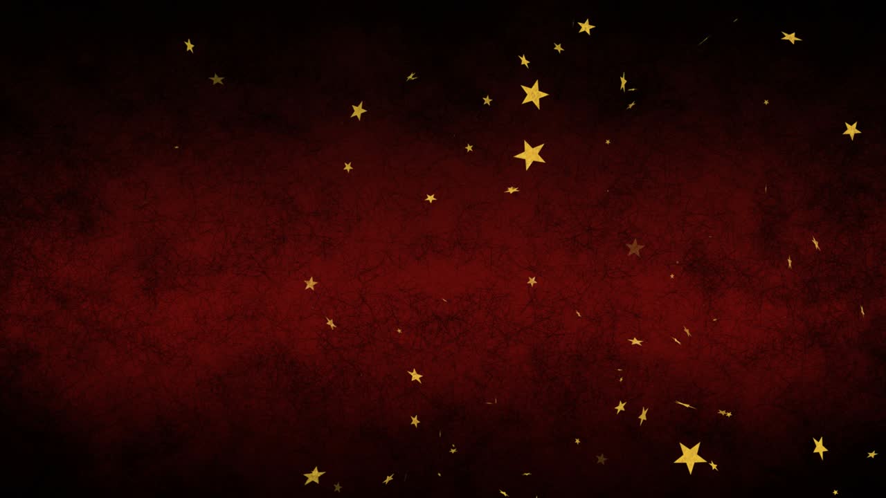 ⁇ 은 배경에 떠다니는 여러 별의 애니메이션