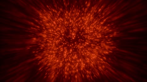 red glowing sparkles abstract background