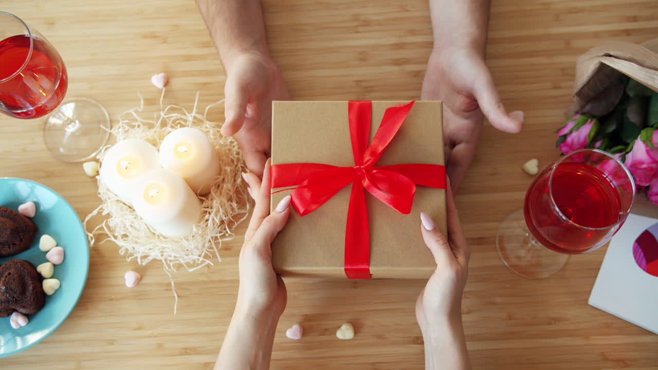 Romantic Dinner Date with Gift