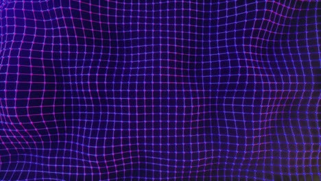 abstract glowing network grid