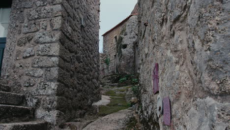 monsanto medieval village in portugal small stone houses detail