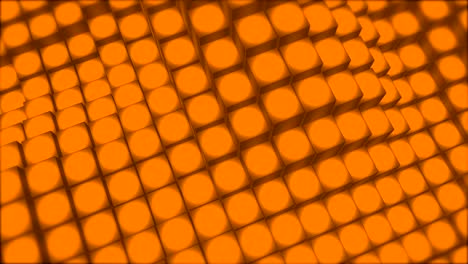 waving cubes loop (orange)