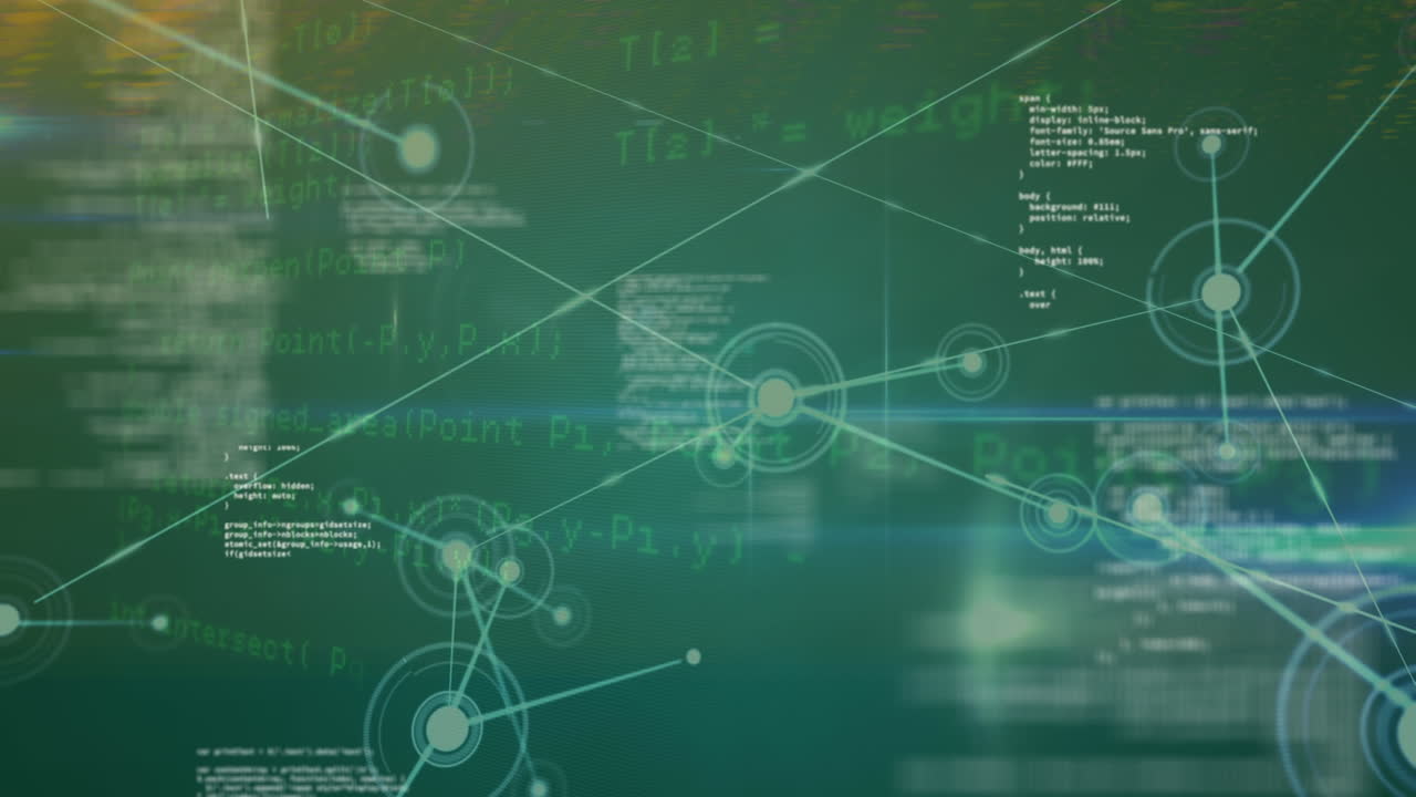 animação da rede de ligações através do processamento de dados