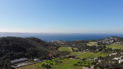drone turn ibiza view from