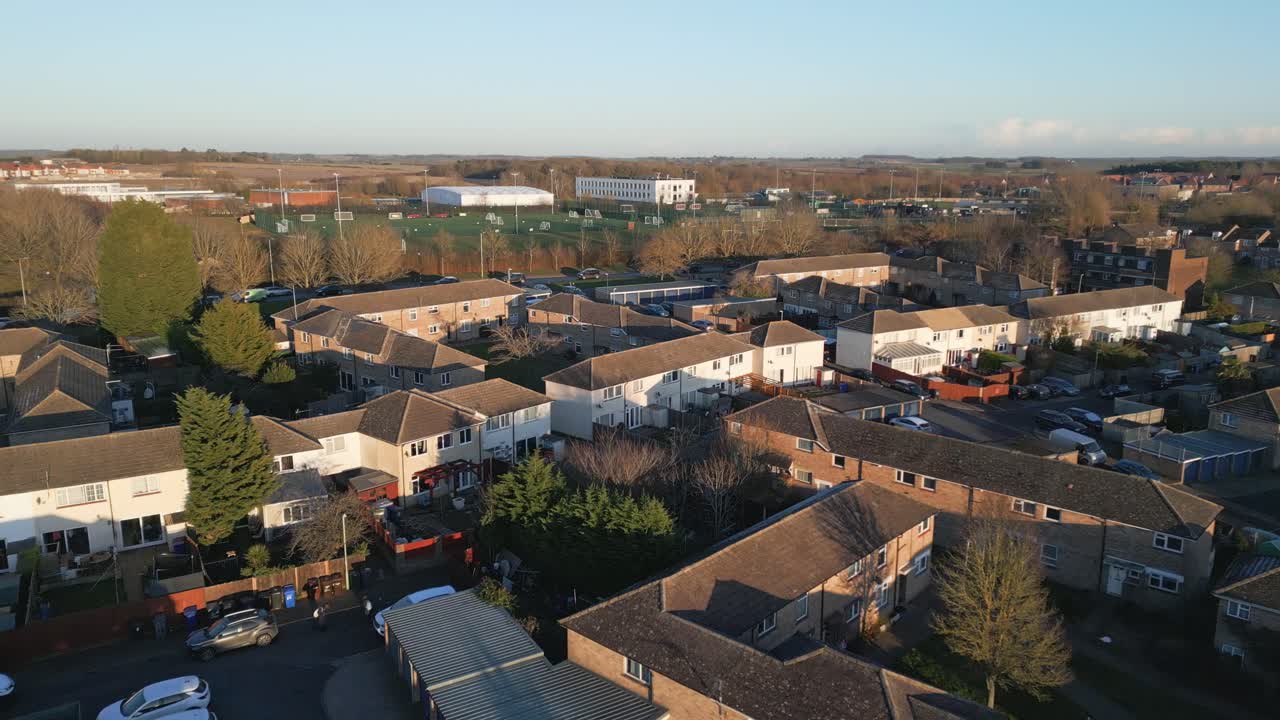 Luchtopnamen van Haverhill in Cambridge, VK