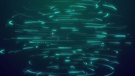 animated abstract technology background. futuristic cyberspace. big data, hi-tech vortex. virtual space. loop animation spinning glowing lines, digital network. footage for backdrop, wallpaper