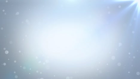 gráficos de movimiento 4k 3d de partículas de burbujas blancas azules en un fondo claro.